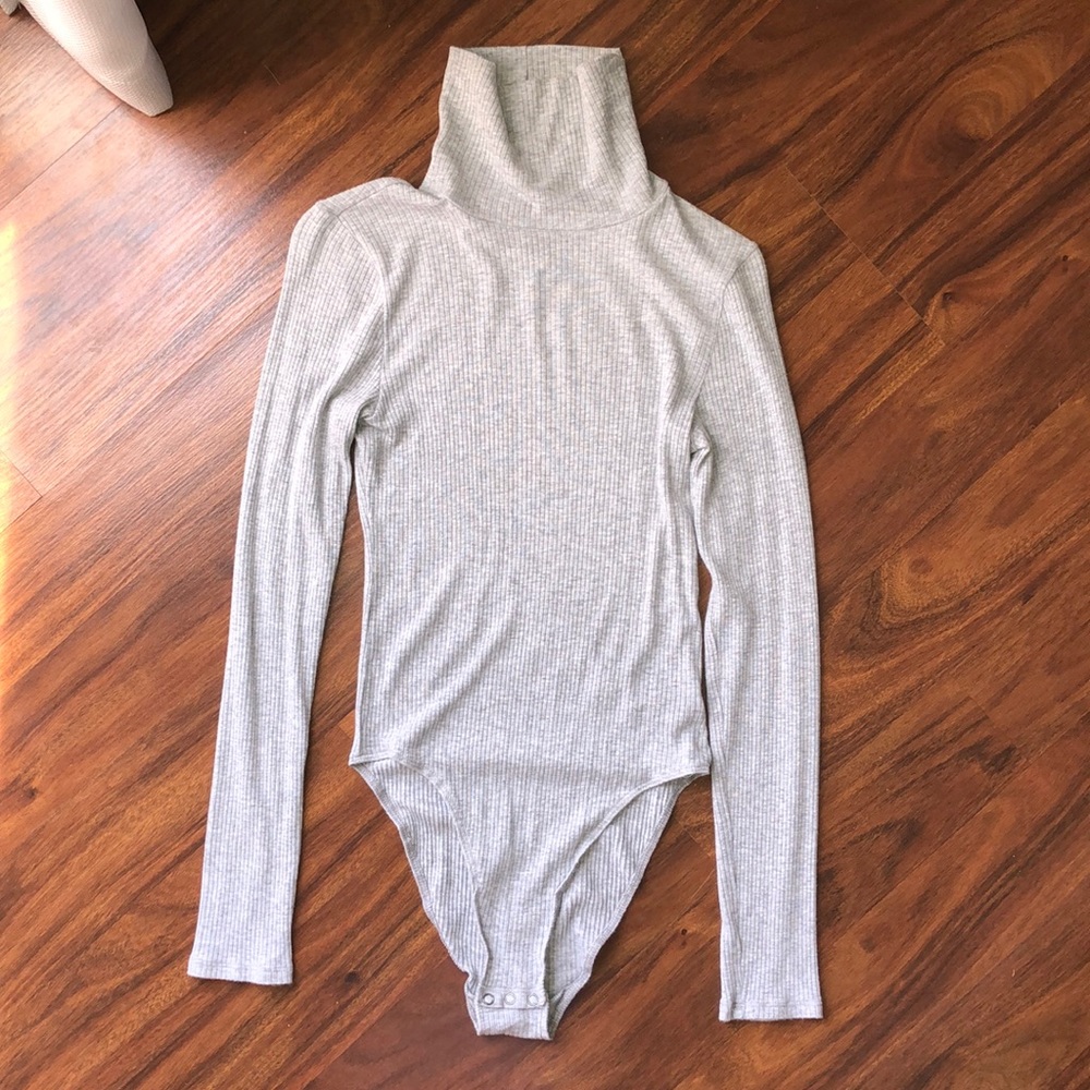 Turtleneck Long-sleeve Bodysuit